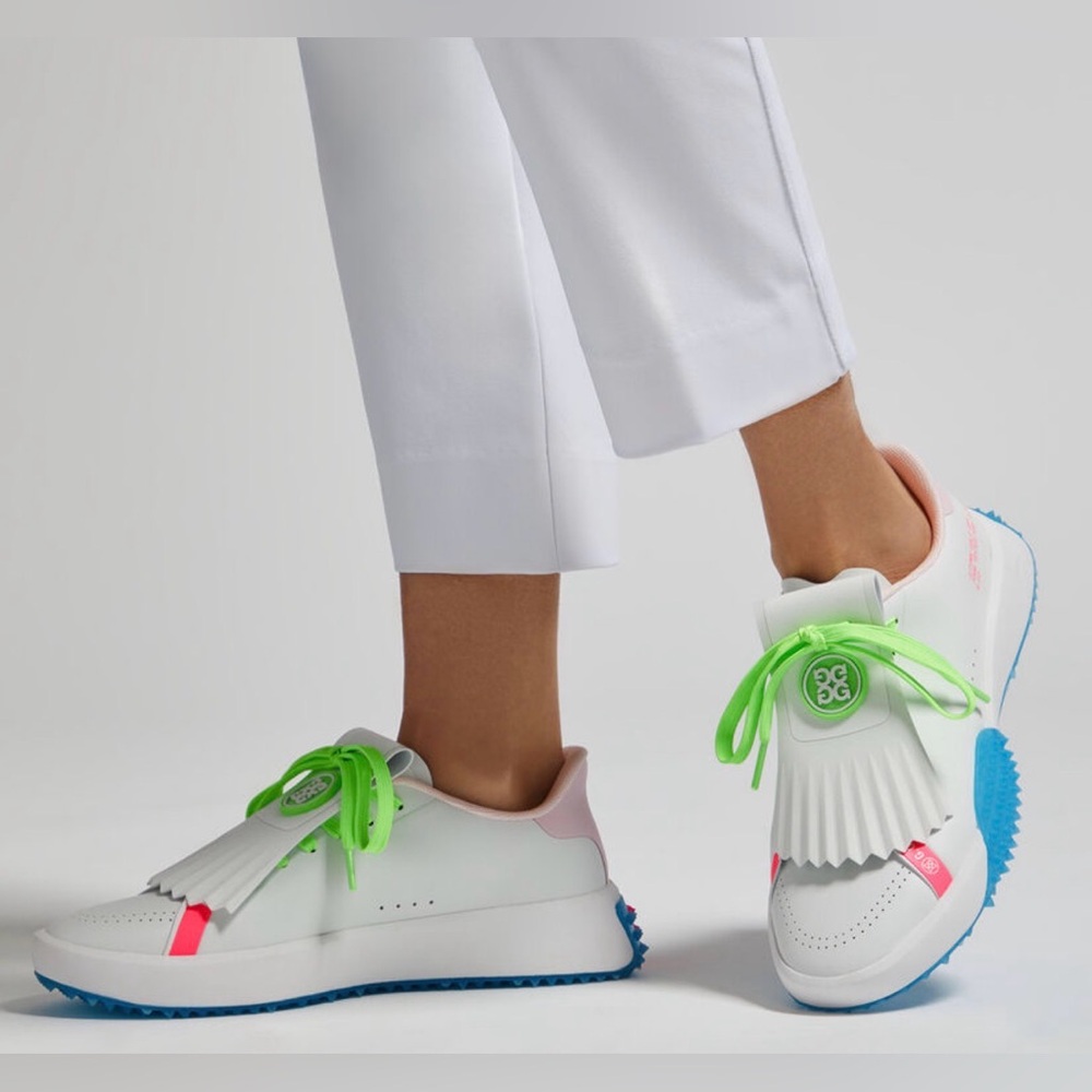 G/FORE WOMEN'S G.112 COLOUR BLOCK KILTIE GOLF SHOE 9.5